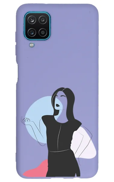 Samsung Galaxy A12 Lansman Kılıf - Art Woman 1