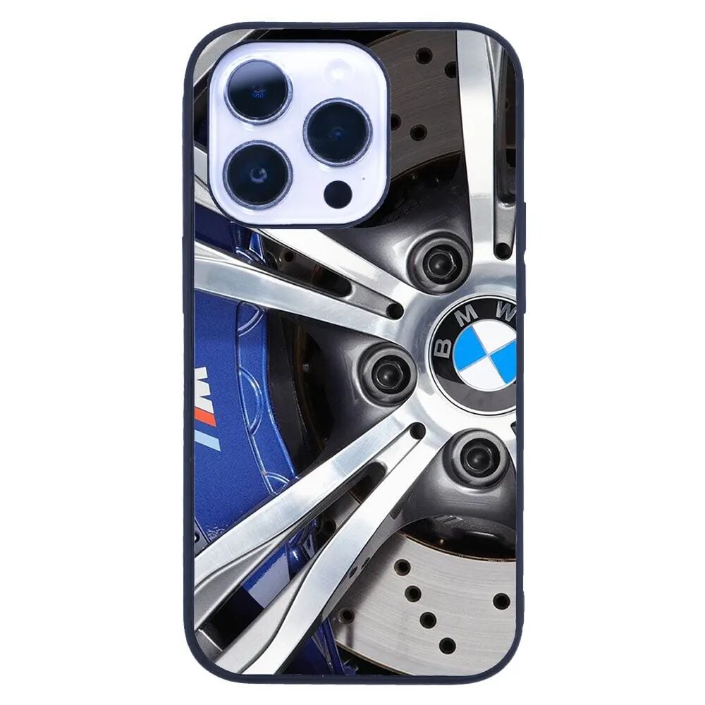 iPhone 14 Pro Tamperli Glossy Cam Kapak - BMW