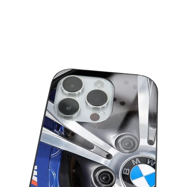 iPhone 14 Pro Tamperli Glossy Cam Kapak - BMW