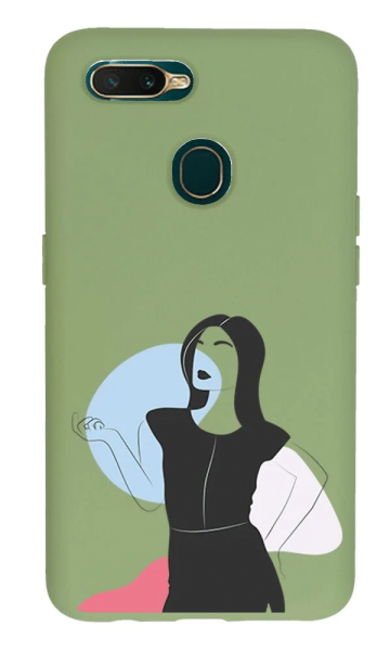 Oppo A12 Lansman Kılıf - Art Woman 1