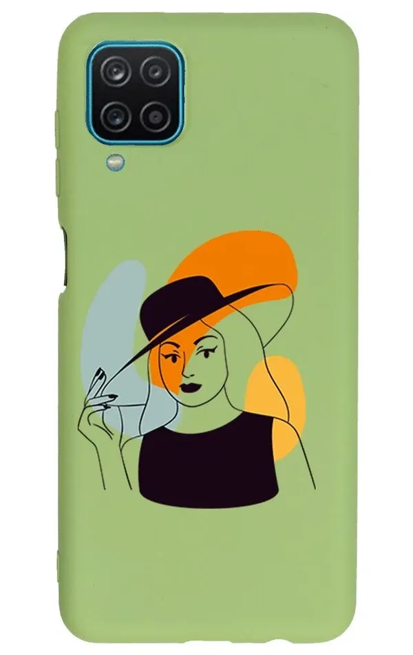 Samsung Galaxy  A12 Lansman Kılıf - Art Woman 4