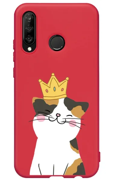 Huawei P30 Lite Lansman Kılıf - Kedi