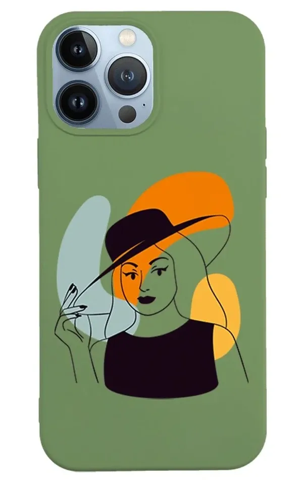 iPhone 13 Pro Max Lansman Kılıf - Art Woman 4