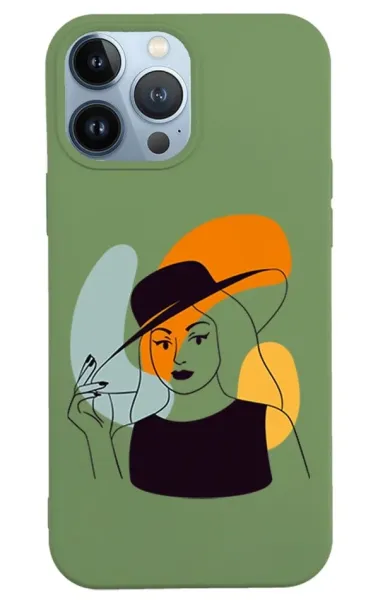 iPhone 13 Pro Max Lansman Kılıf - Art Woman 4