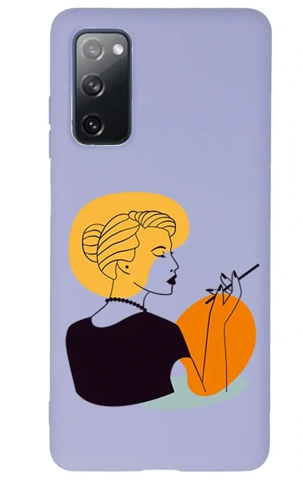 Samsung Galaxy S20 FE Lansman Kılıf - Art Woman 2