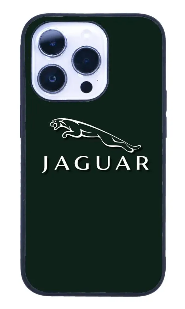 iPhone 14 Pro Tamperli Glossy Cam Kapak - Jaguar