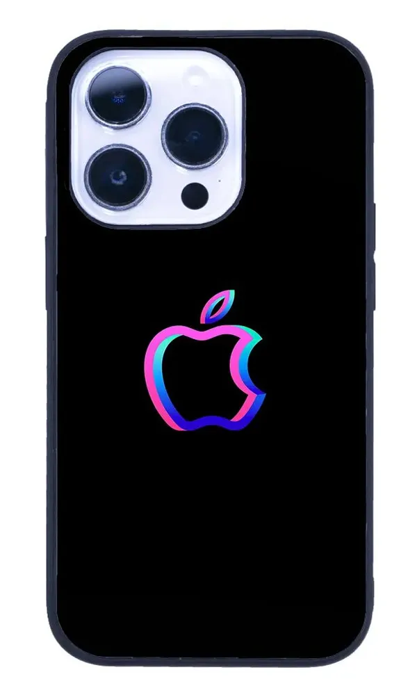 iPhone 14 Pro Tamperli Glossy Cam Kapak - Logo 1