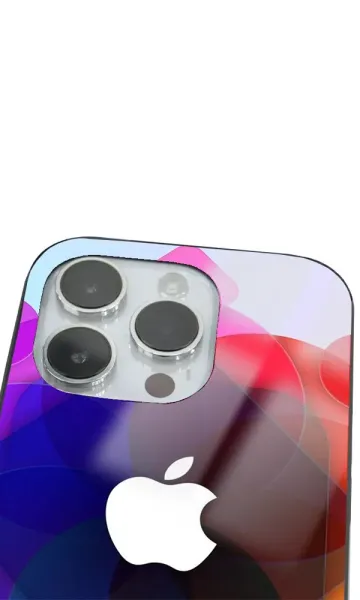 iPhone 14 Pro Tamperli Glossy Cam Kapak - Logo 7