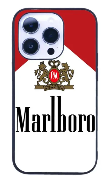 iPhone 14 Pro Tamperli Glossy Cam Kapak - Marlboro