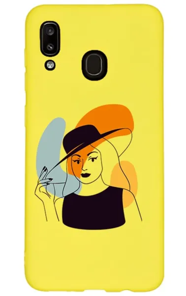 Samsung A20 Lansman Kılıf - Art Woman 4