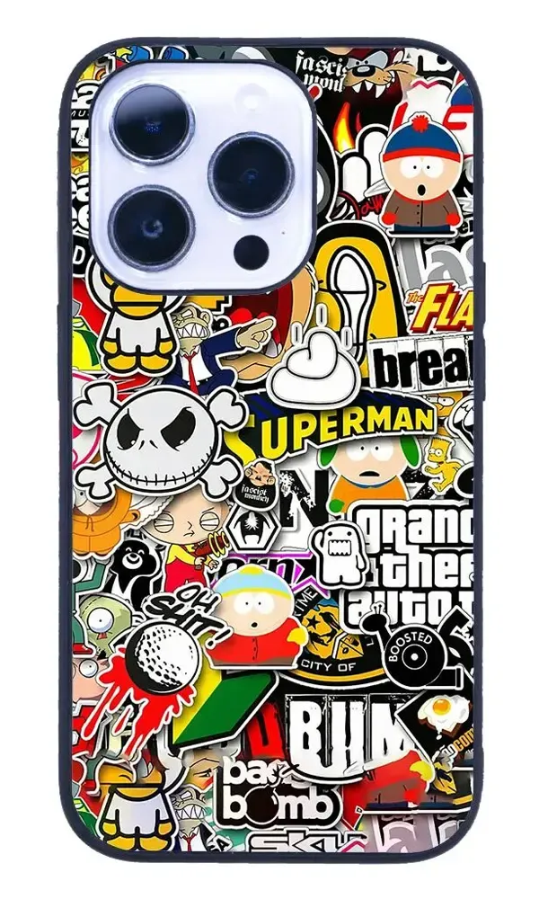 iPhone 14 Pro Tamperli Glossy Cam Kapak - Sticker Brand