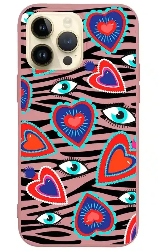 iPhone 14 Pro Lansman Kılıf - Eye Of The Heart