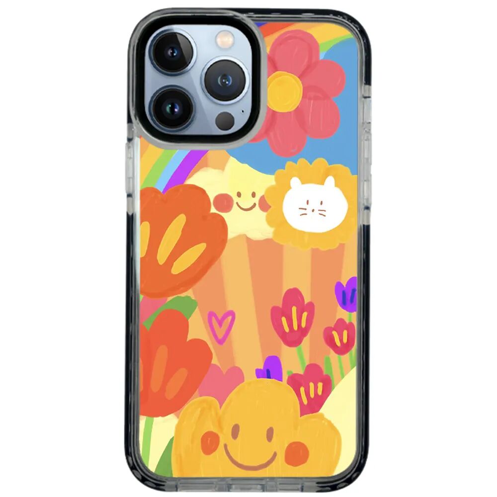 iPhone 13 Pro Max Impact Case - Flower