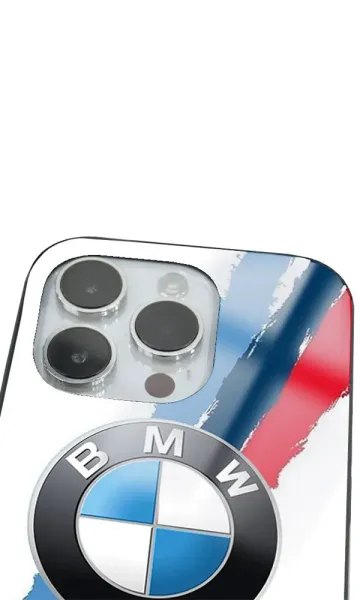 iPhone 14 Pro Max Tamperli Glossy Cam Kapak - BMW 7