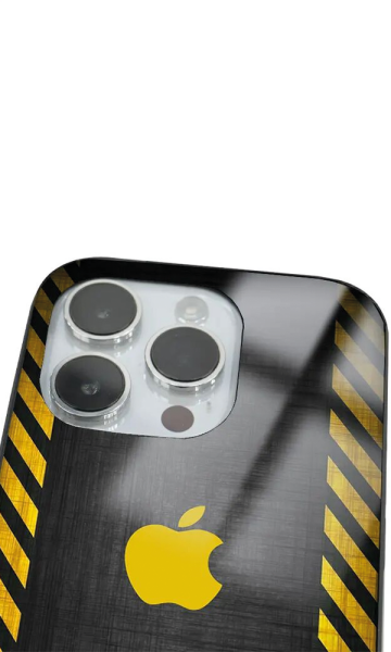 iPhone 14 Pro Max Tamperli Glossy Cam Kapak - Logo 3