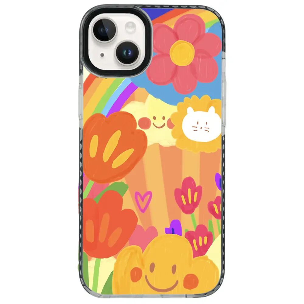 iPhone 14 Plus Impact Case - Flower