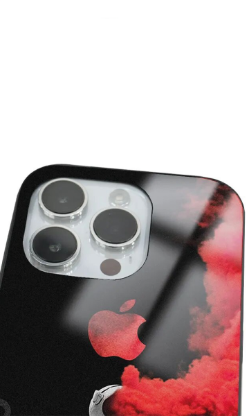 iPhone 14 Pro Max Tamperli Glossy Cam Kapak - Uzaylı