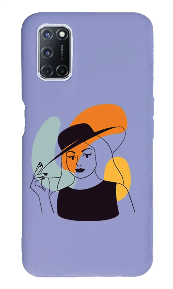 Oppo A52 Lansman Kılıf - Art Woman 4