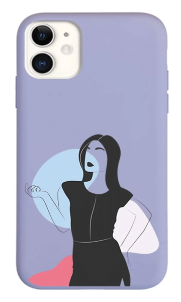 iPhone 12 Lansman Kılıf - Art Woman 1