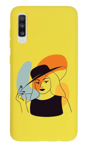 Samsung Galaxy A70 Lansman Kılıf - Art Woman 4