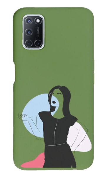 Oppo A52 Lansman Kılıf - Art Woman 1