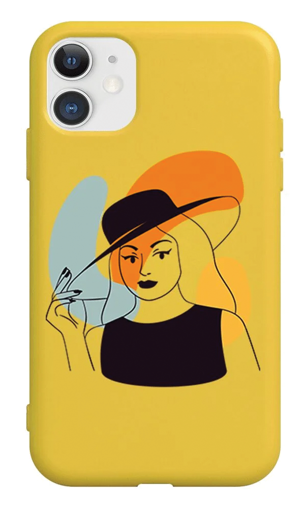 iPhone 12 Lansman Kılıf - Art Woman 4