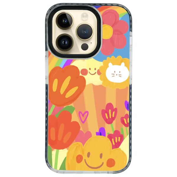 iPhone 14 Pro Impact Case - Flower