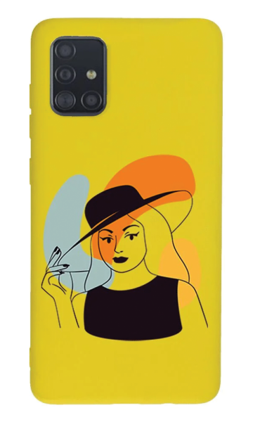 Samsung Galaxy A71 Lansman Kılıf - Art Woman 4