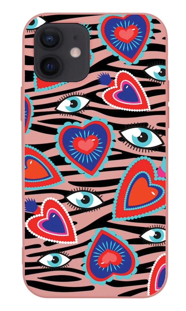 iPhone 12 Mini Lansman Kılıf - Eye Of The Heart