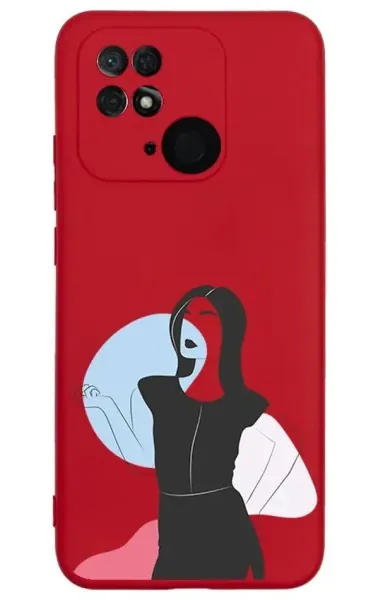 Xiaomi Redmi 10C Lansman Kılıf - Art Woman 1