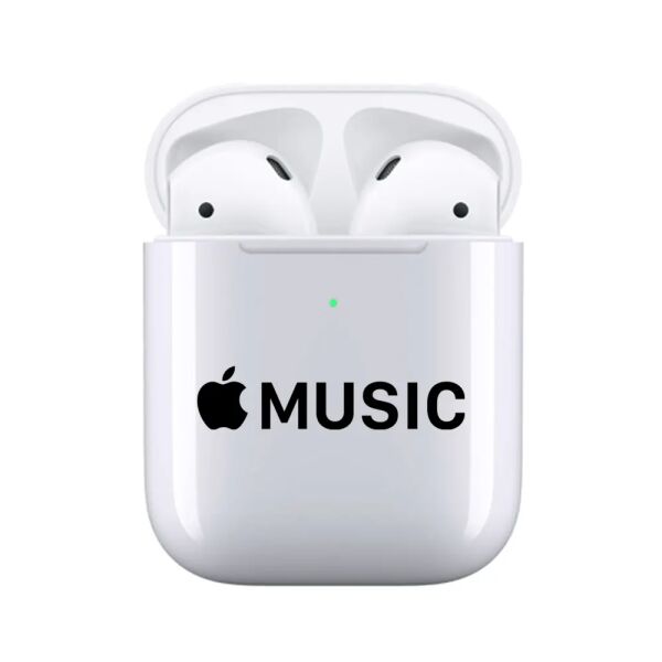 Airpods 1-2 Şeffaf Kılıf - Apple Music