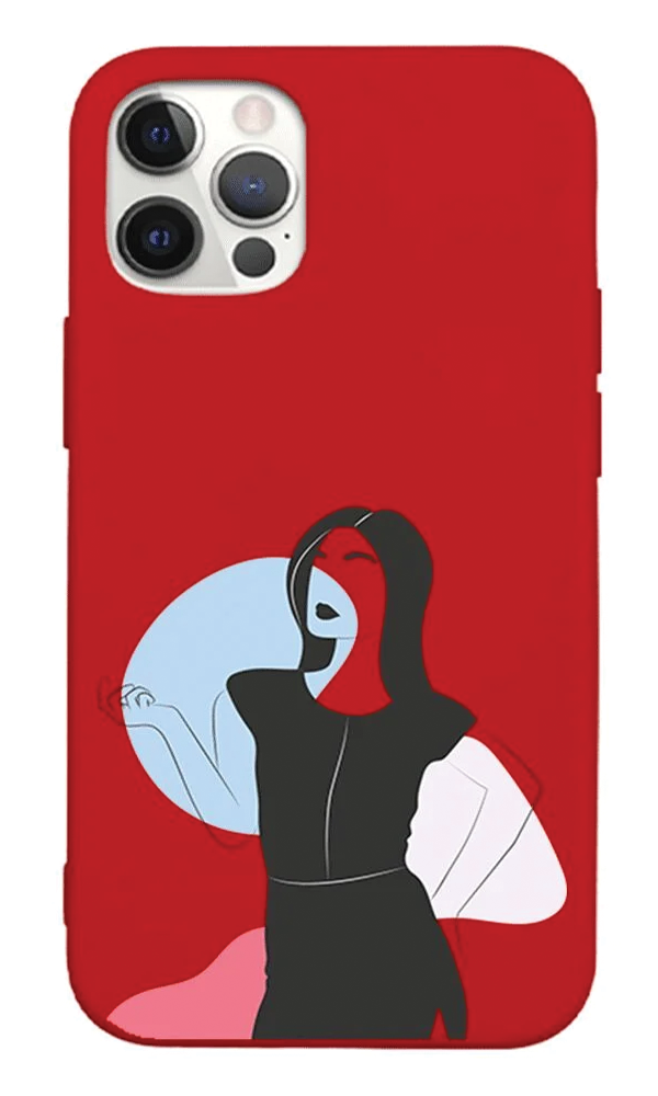 iPhone 12 Pro Lansman Kılıf - Art Woman 1