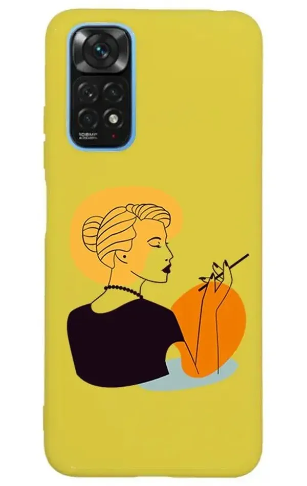 Xiaomi Redmi Note 11 Lansman Kılıf - Art Woman 2