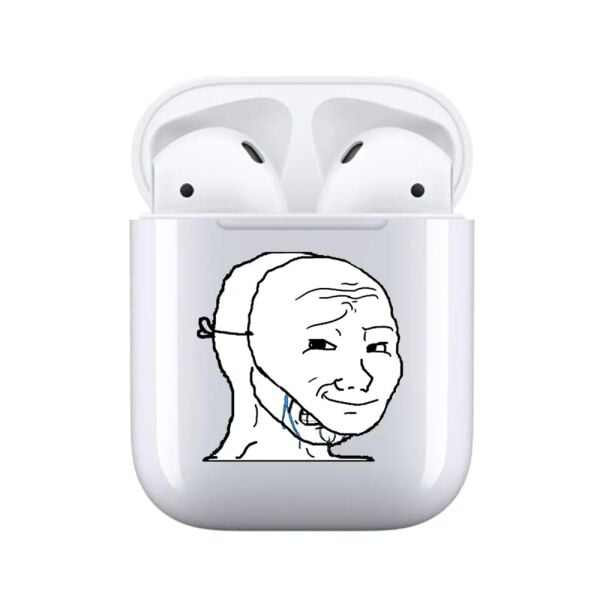 Airpods 1-2 Şeffaf Kılıf - Rrage Mask