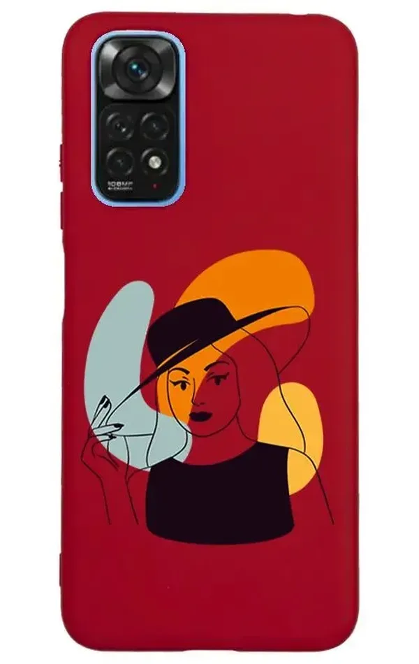 Xiaomi Redmi Note 11 Pro 5G Lansman Kılıf - Art Woman 4