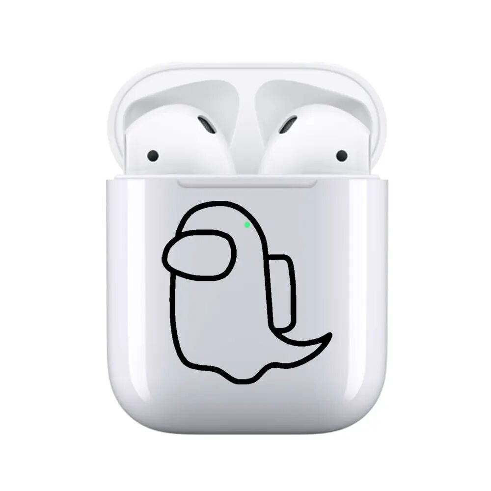 Airpods 1-2 Şeffaf Kılıf Ghost