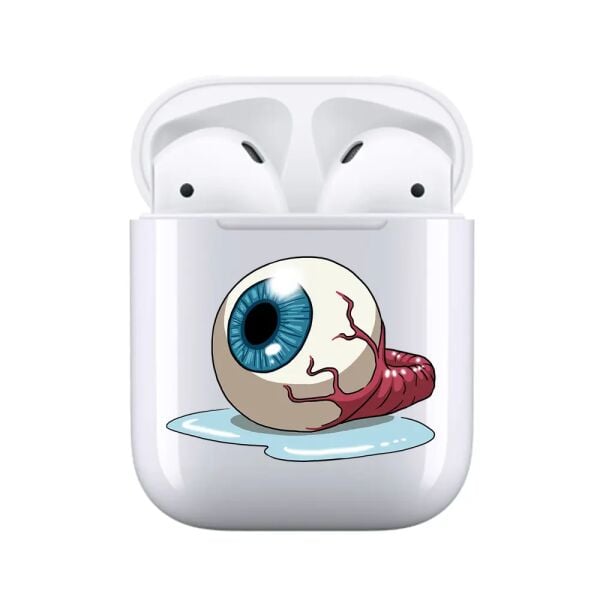 Airpods 1-2 Şeffaf Kılıf Göz