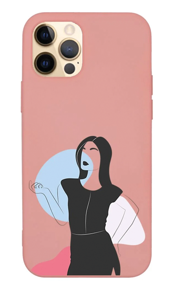 iPhone 12 Pro Max Lansman Kılıf - Art Woman 1