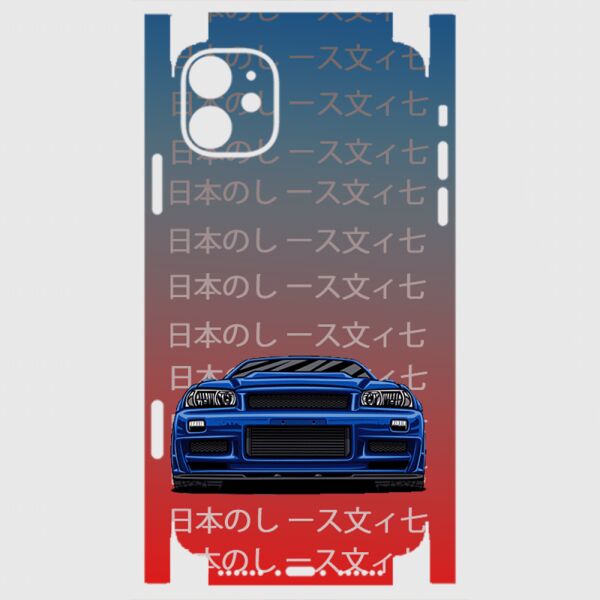 iPhone 11 Telefon Kaplama - Skyline R34 JDM 2