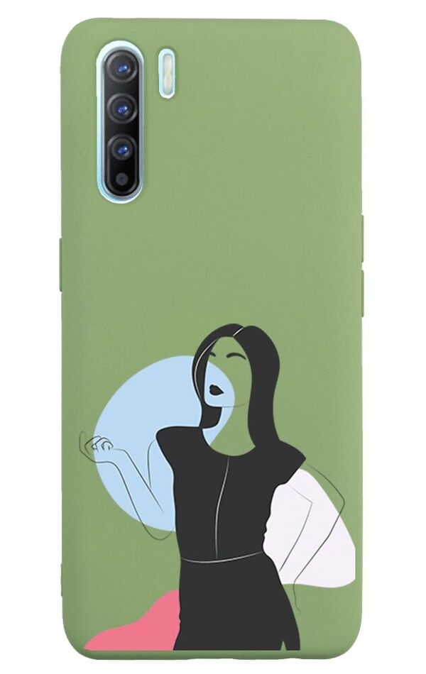 Oppo Reno 3 Lansman Kılıf - Art Woman 1