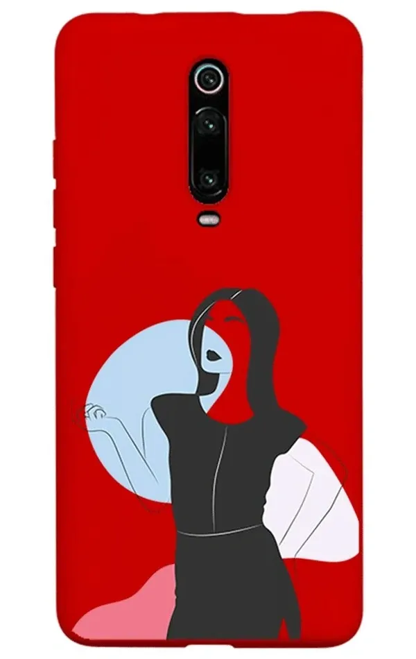 Xiaomi Mi 9T Lansman Kılıf - Art Woman 1