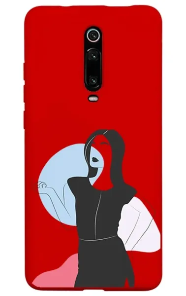 Xiaomi Mi 9T Lansman Kılıf - Art Woman 1