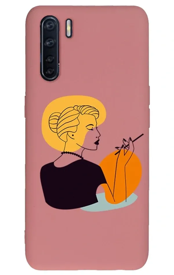 Oppo Reno 3 Lansman Kılıf - Art Woman 2