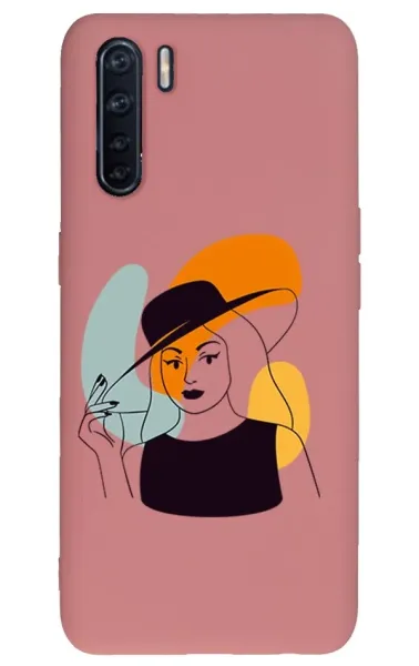 Oppo Reno 3 Lansman Kılıf - Art Woman 4