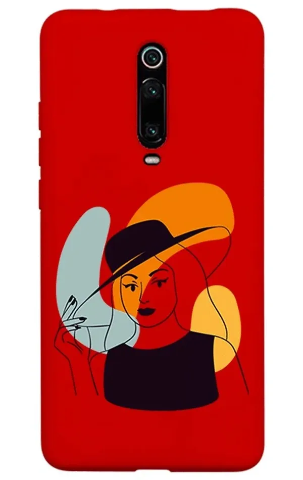 Xiaomi Mi 9T Lansman Kılıf - Art Woman 4